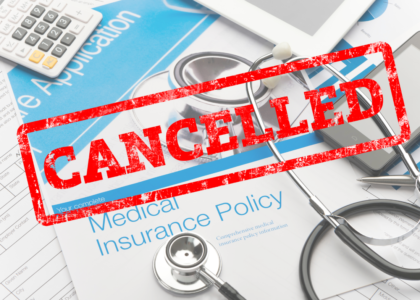 Cancelled Health Insurance Marketplace Policy